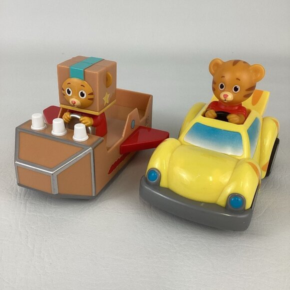 Daniel Tiger's Neighborhood Pull Back N Go Character Cars Rocket Vehicle Jakks - Picture 7 of 7
